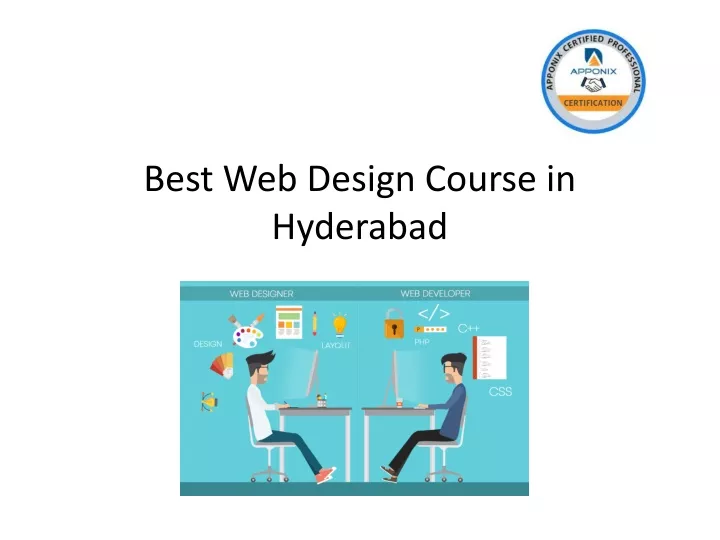 best web design course in hyderabad