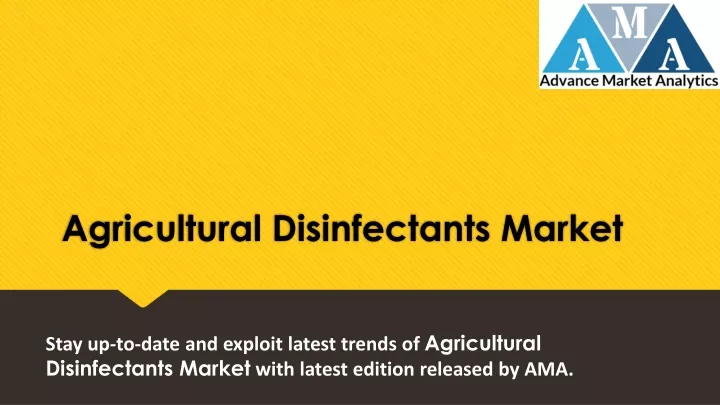 agricultural disinfectants market
