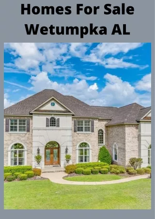 The Best latest  Homes For Sale Wetumpka AL