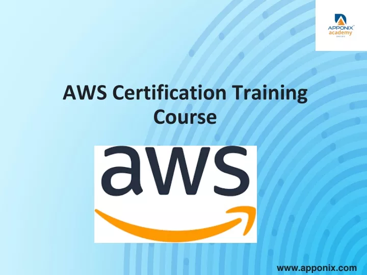 PPT - AWS Certification Training Course PowerPoint Presentation, Free ...