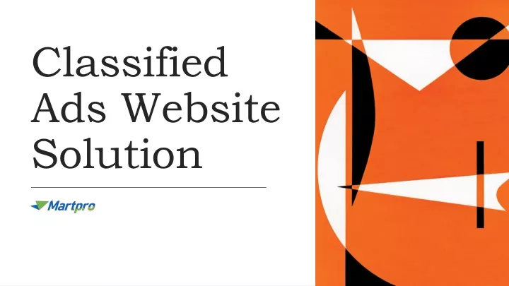 classified ads website solution