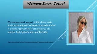 Womens Smart Casual