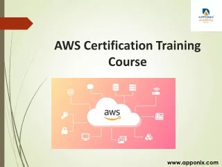 AWS Certification Training Course