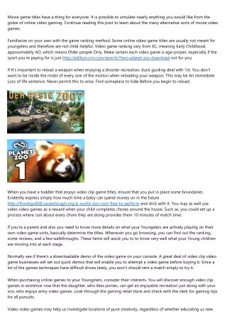 The Best Kept Secrets About planet zoo download
