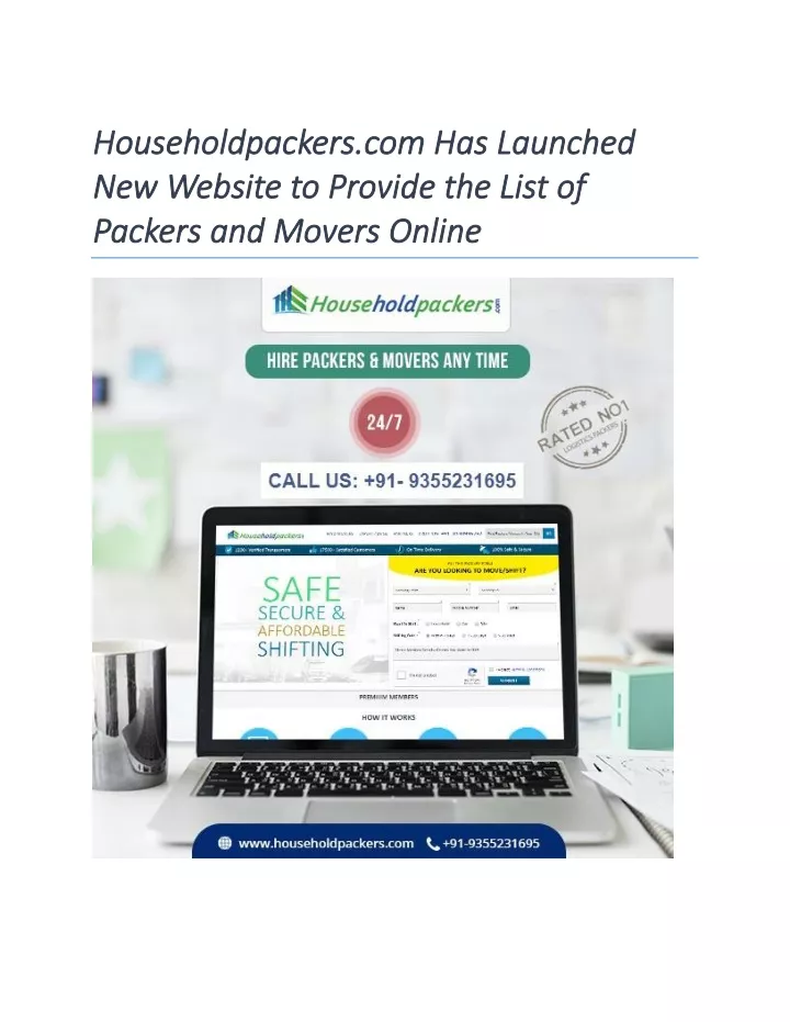 householdpackers com has launched