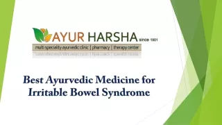 Best Ayurvedic Medicine for Irritable Bowel Syndrome