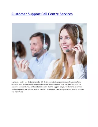 Customer Support Call Centre Services-converted