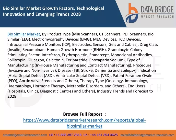 bio similar market growth factors technological