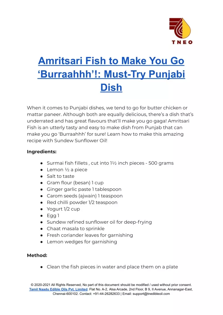 amritsari fish to make you go burraahhh must