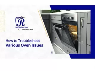 How to Troubleshoot Various Oven Issues