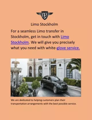 limo stockholm