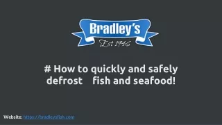 How to quickly and safely defrost fish and seafood (2)