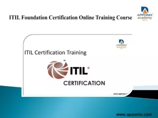 ITIL certification and training