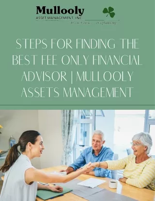 Steps for Finding the Best Fee Only Financial Advisor