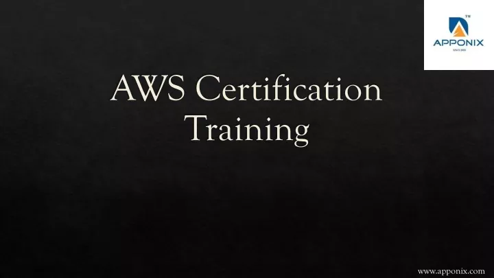 aws certification training