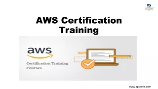 AWS Certification Training GURUPRASANTH.S