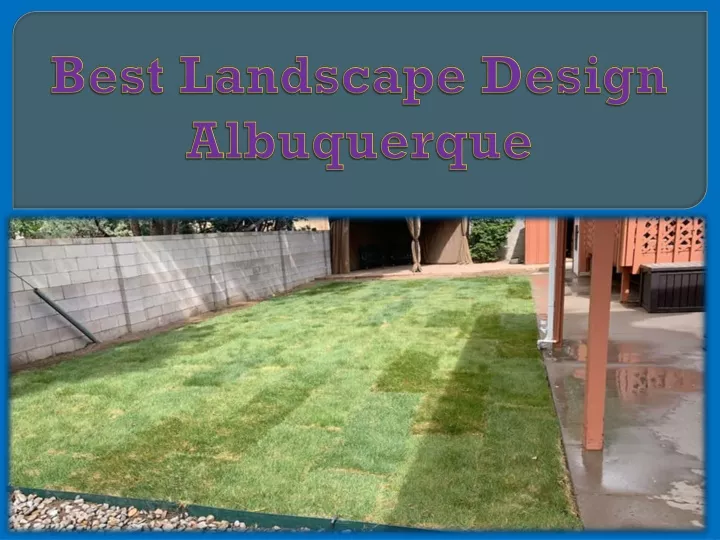 best landscape design albuquerque