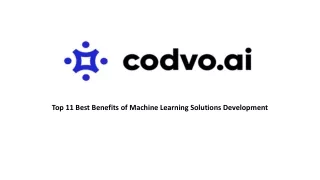 Top 11 Best Benefits of Machine Learning Solutions Development