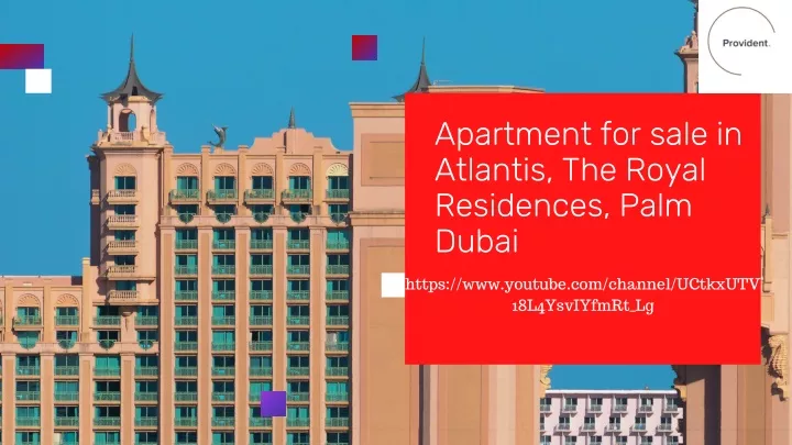 apartment for sale in atlantis the royal