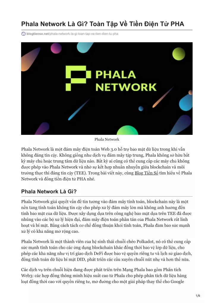 phala network l g to n t p v ti n i n t pha