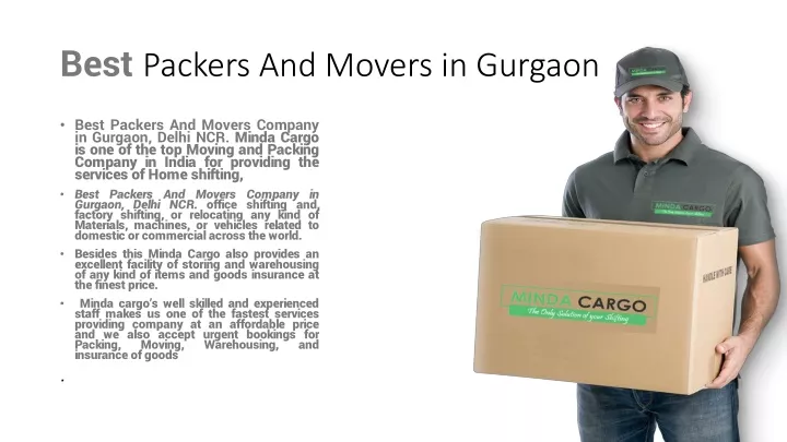 best packers and movers in gurgaon
