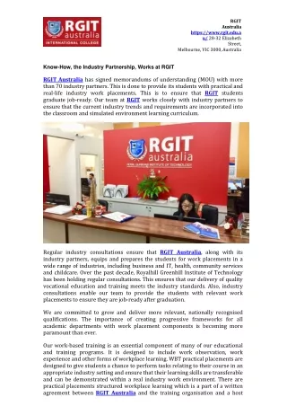 Know-How, the Industry Partnership, Works at RGIT-converted (1)