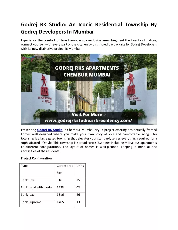 godrej rk studio an iconic residential township