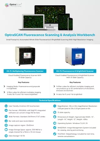 optrascan fluorescence scanning analysis workbench