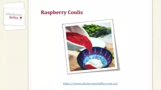 raspberry coulis
