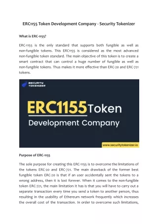 erc1155 token development company security