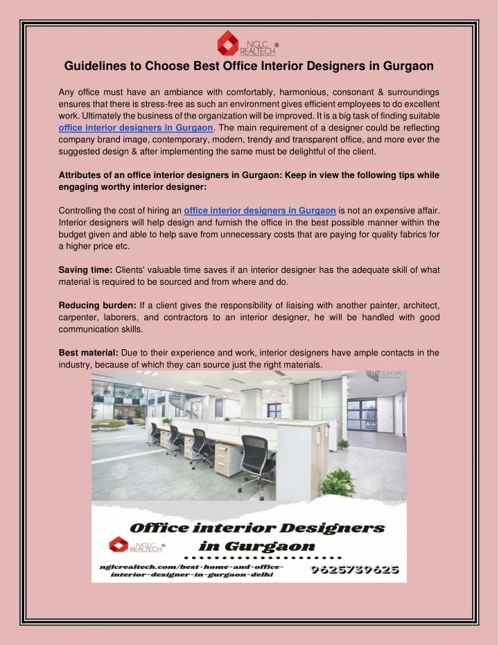 PPT - Office Interior Designers in Gurgaon PowerPoint Presentation ...