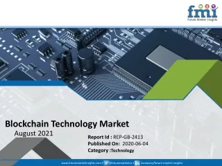 blockchain technology market august 2021