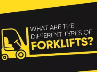 What are the Different Types of Forklifts