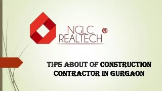 Experience and Success of Construction Contractor in Gurgaon
