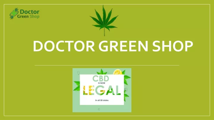 doctor green shop