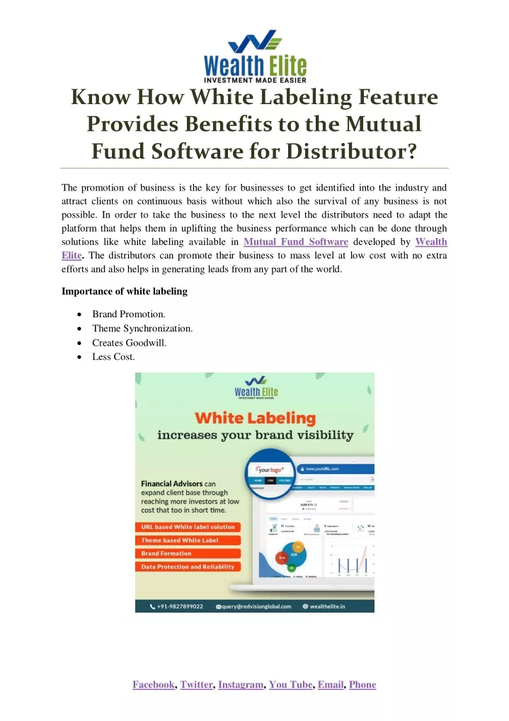 know how white labeling feature provides benefits