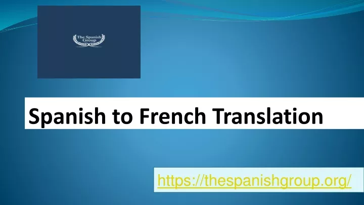 spanish to french translation