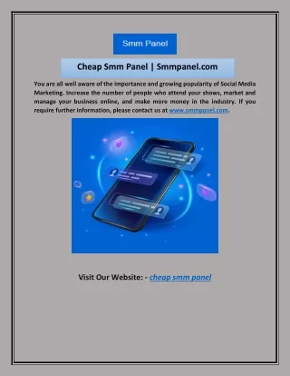 cheap smm panel smmpanel com