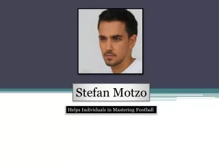 Stefan Motzo | Provides Professional Soccer Coaching