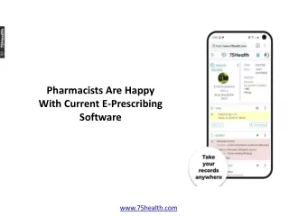 pharmacists are happy with current e prescribing
