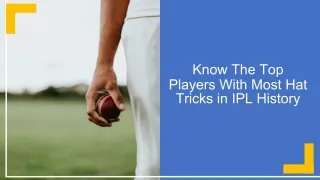 Know The Top Players With Most Hat Tricks in IPL History