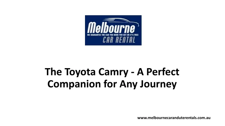 the toyota camry a perfect companion for any journey