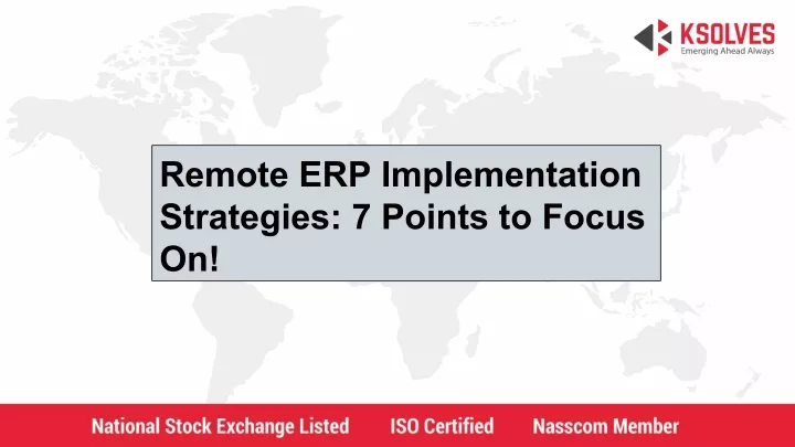 remote erp implementation strategies 7 points