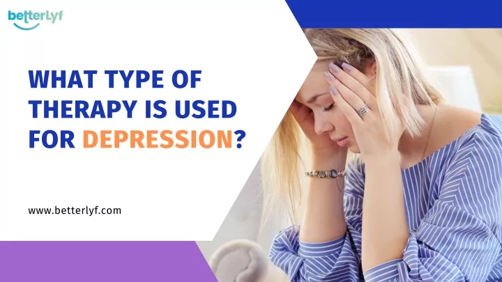 what type of therapy is used for depression