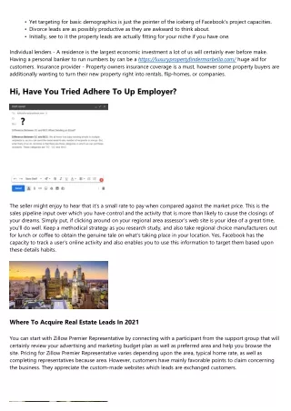 Top 15 Ways To Generate Realty Leads - Marbella Property