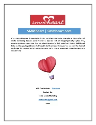 SMMheart | Smmheart.com