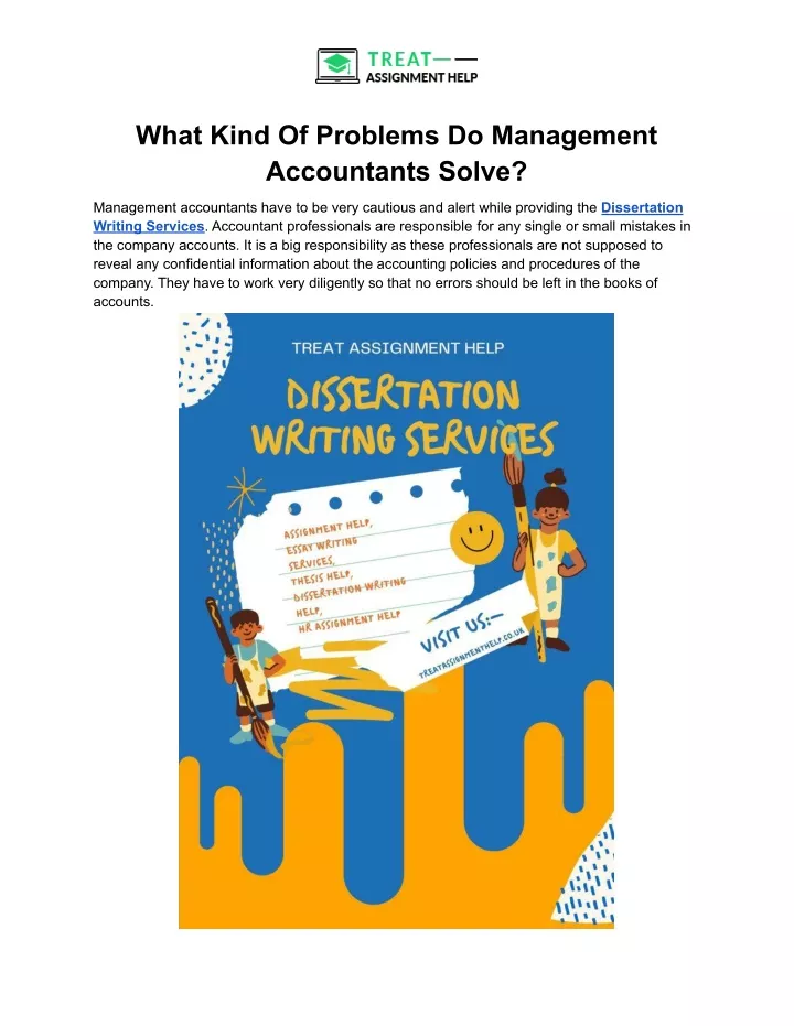 what kind of problems do management accountants