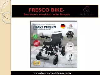 Best electric wheelchair seller Malaysia