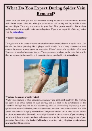 Varicose Veins  Five Effective Methods To Eliminate Them