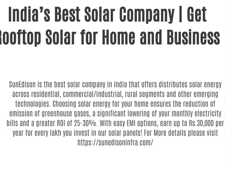 india s best solar company get rooftop solar